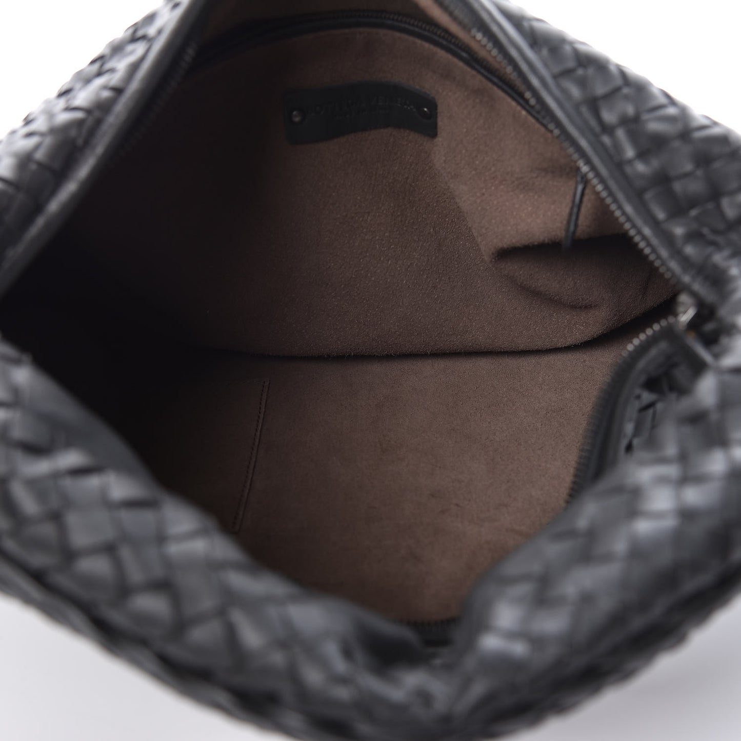Nappa Intrecciato Large Veneta Hobo Ardoise