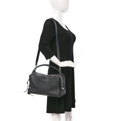 Fendi Cuoio Romano Selleria Lei Boston Tote Asfalto 2 of 9