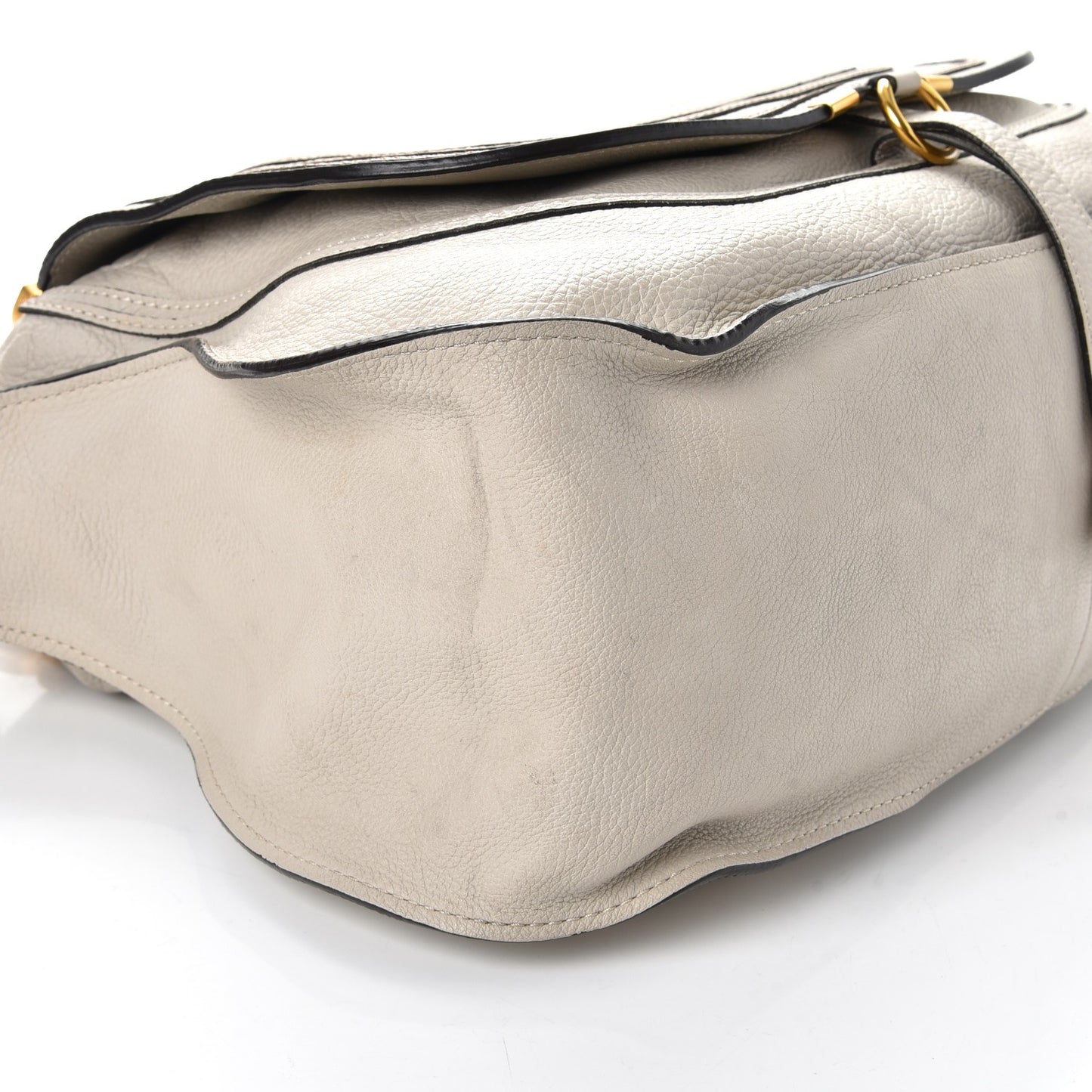 Calfskin Large Marcie Satchel Dove