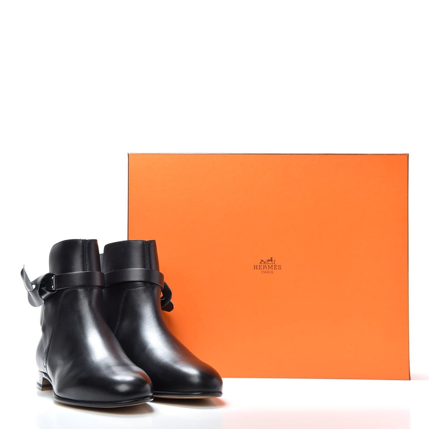 Calfskin Neo Low Boots 36.5 Black