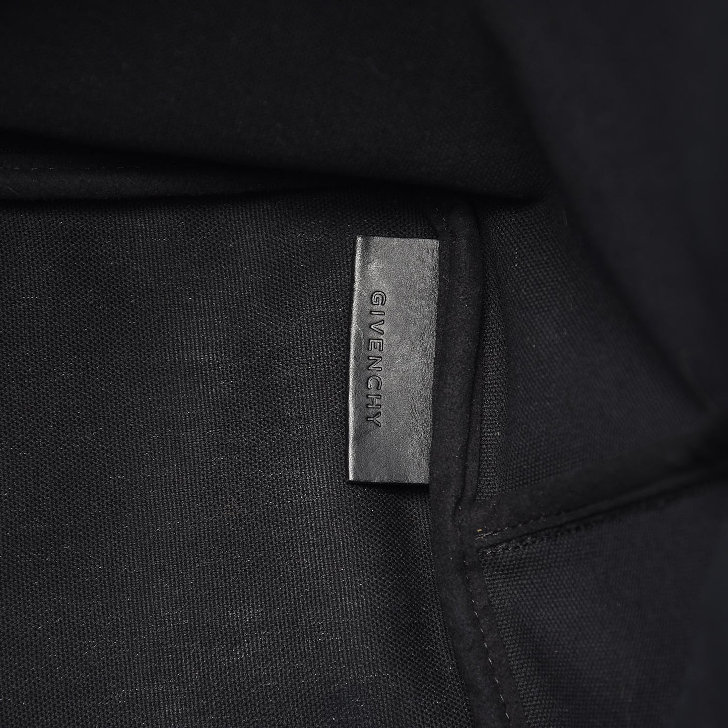 Textured Coated Canvas Favelas Large Antigona Tote Black