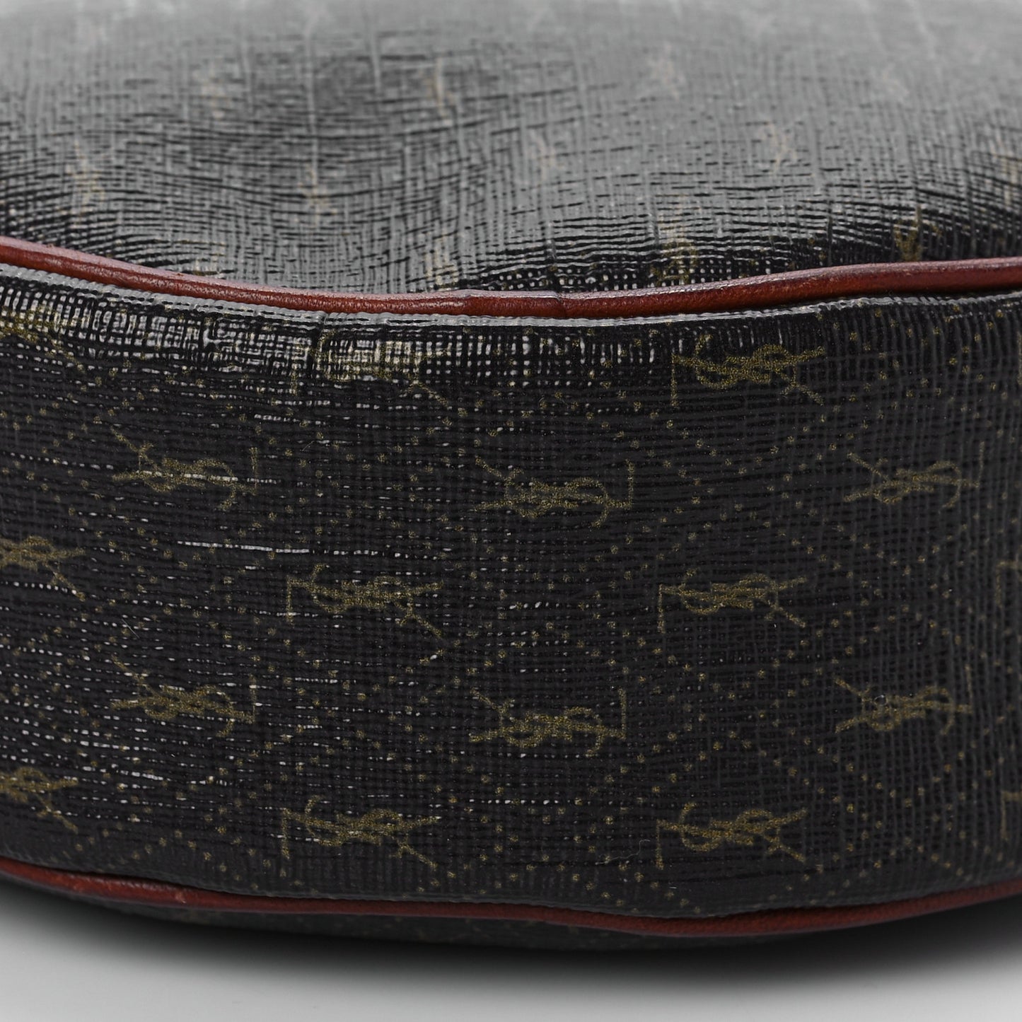 Canvas Smooth Calfskin Le Monogramme Coeur Crossbody Chestnut