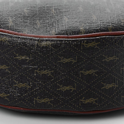Saint Laurent Canvas Smooth Calfskin Le Monogramme Coeur Crossbody Chestnut 7 of 7