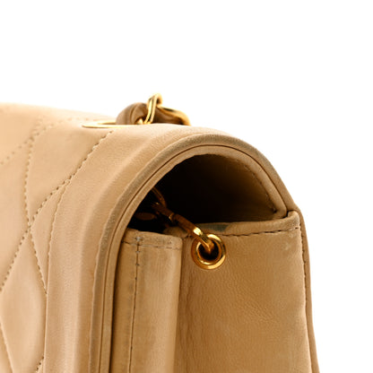 Chanel Lambskin Quilted Medium Single Flap Beige 13 of 16