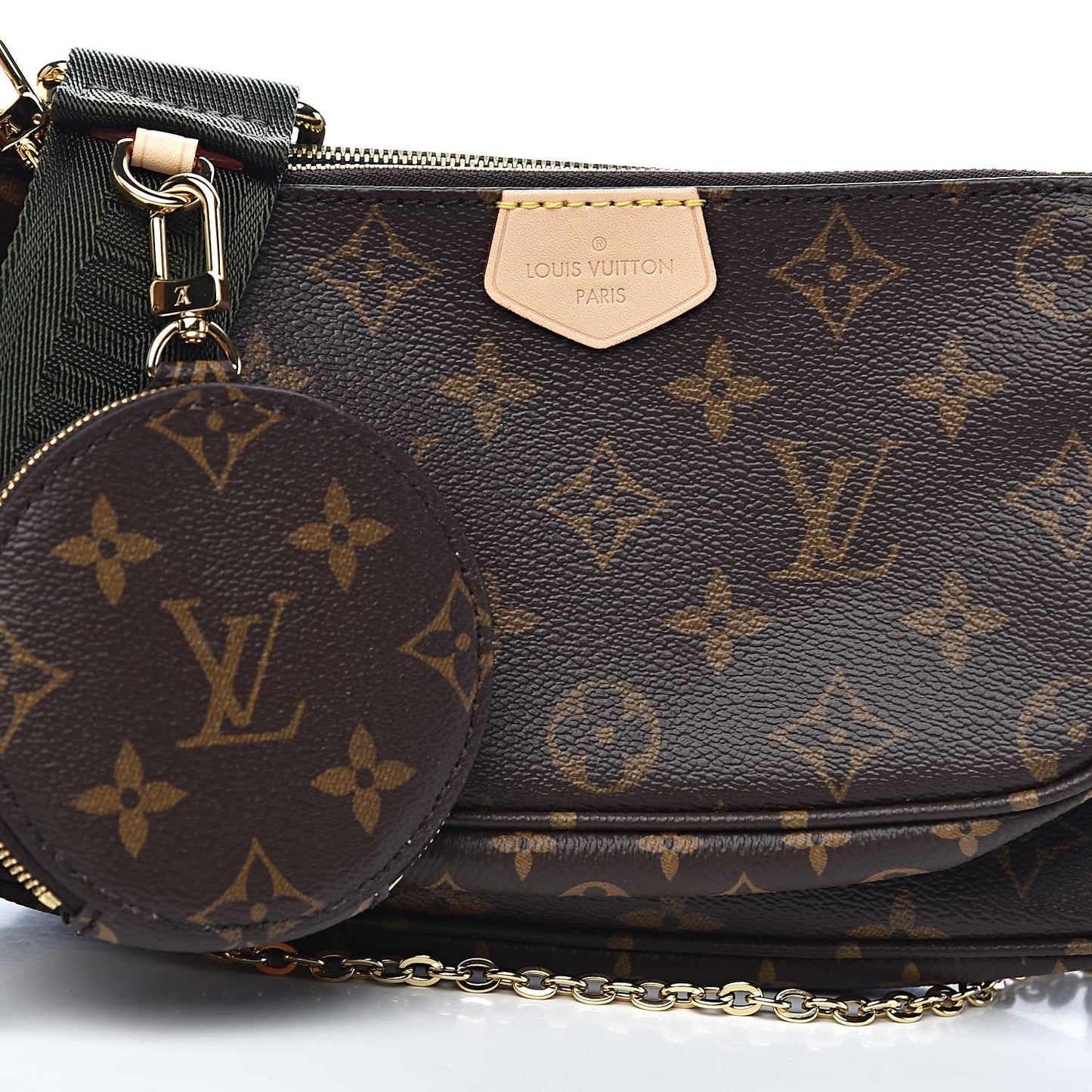 Monogram Multi Pochette Accessories Kaki