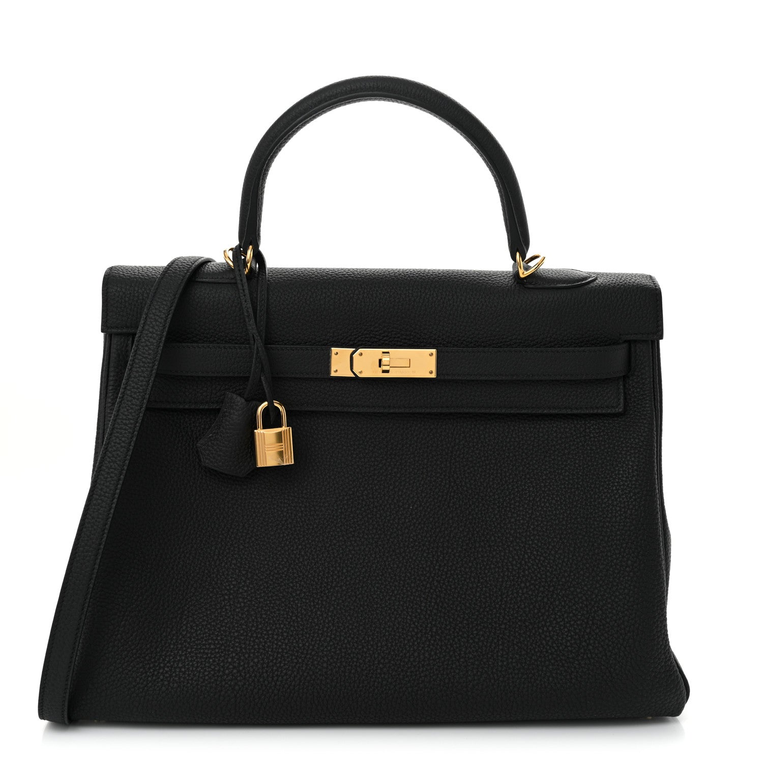 Hermes Togo Kelly Retourne 35 Black 1 of 12