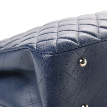 Chanel Caviar Quilted Large CC Shopping Tote Navy 9 of 15