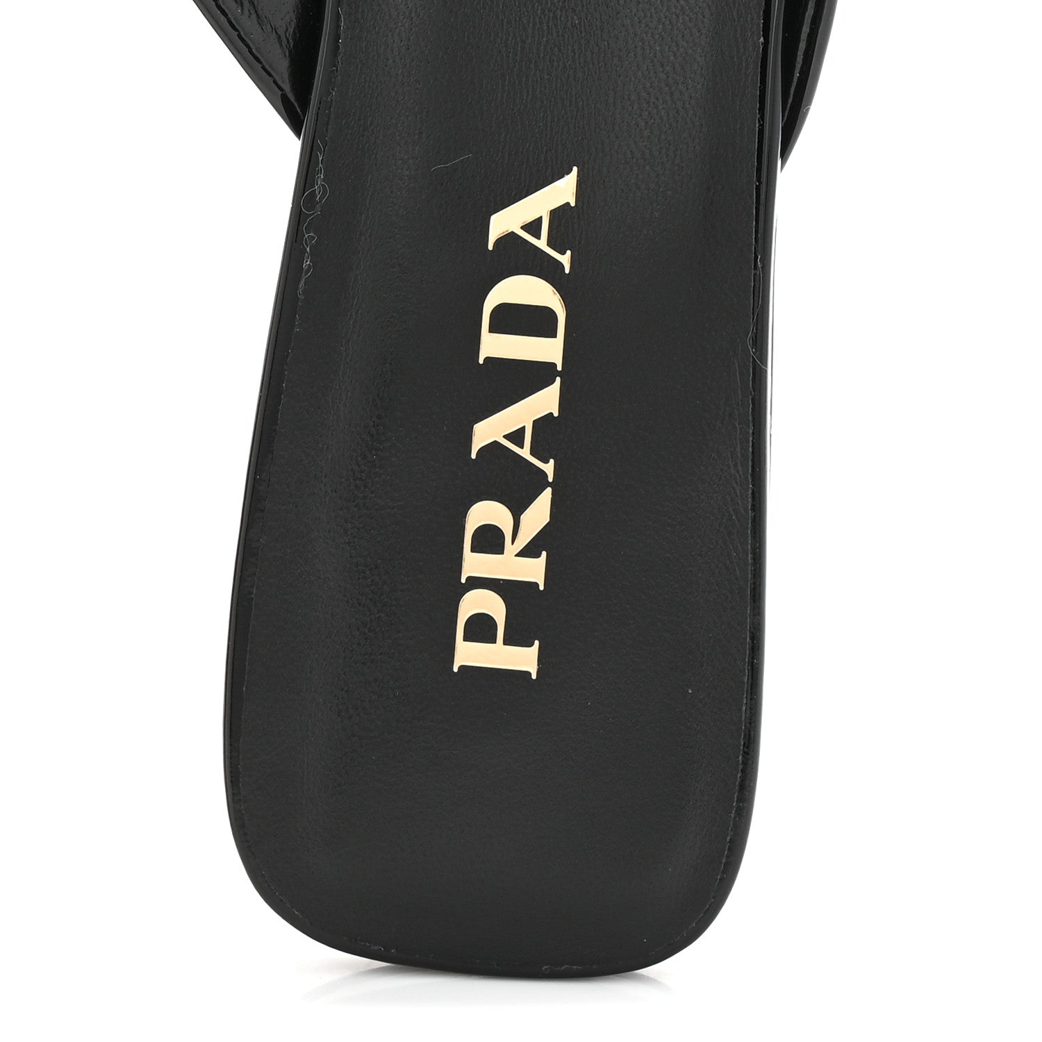 Prada Patent Modellerie Mules 38 Black 1846814 – FASHIONPHILE