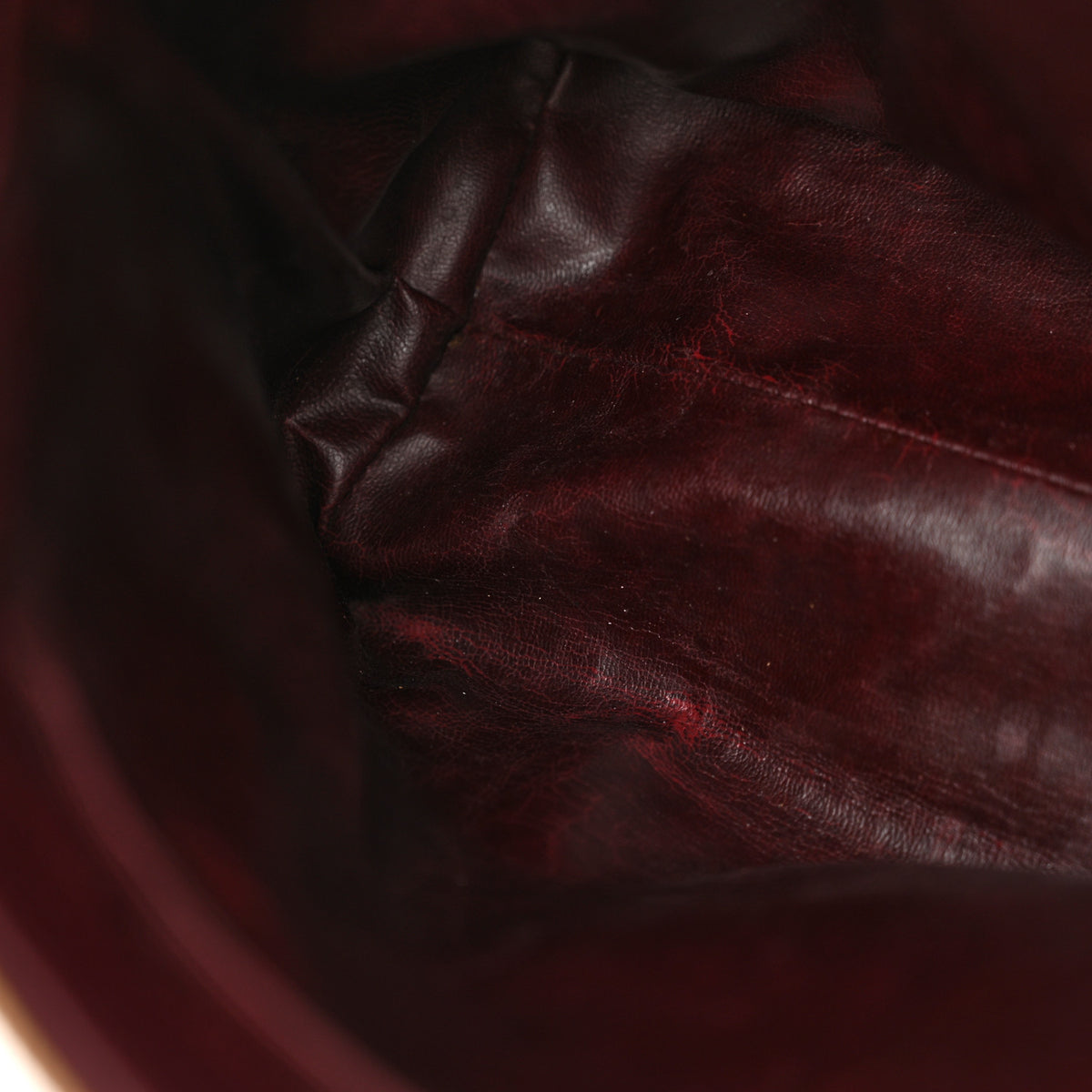 Chanel Caviar Flap Shoulder Bag Burgundy 13 of 22