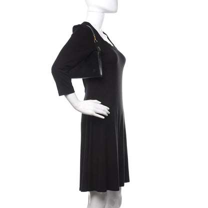 Louis Vuitton Epi Pochette Accessories 24 Black 2 of 11