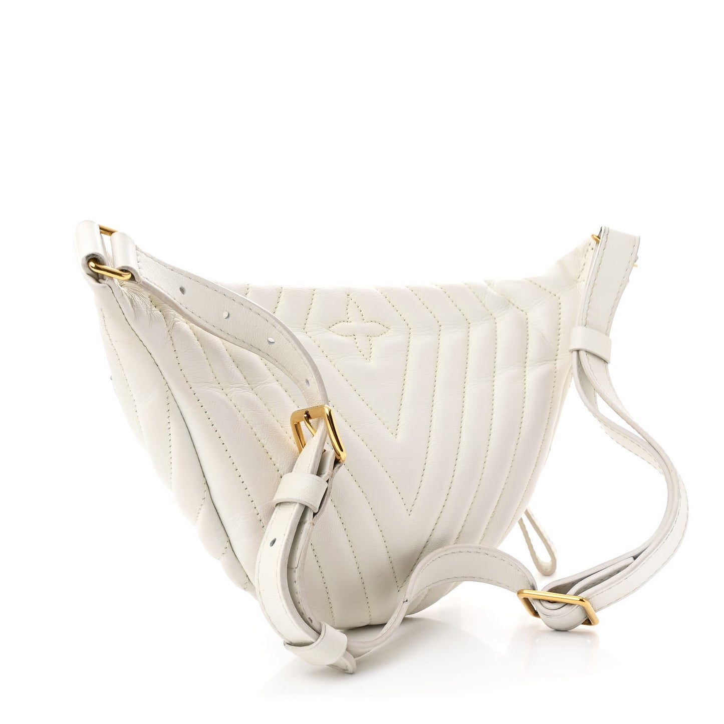 Calfskin New Wave Bumbag Snow