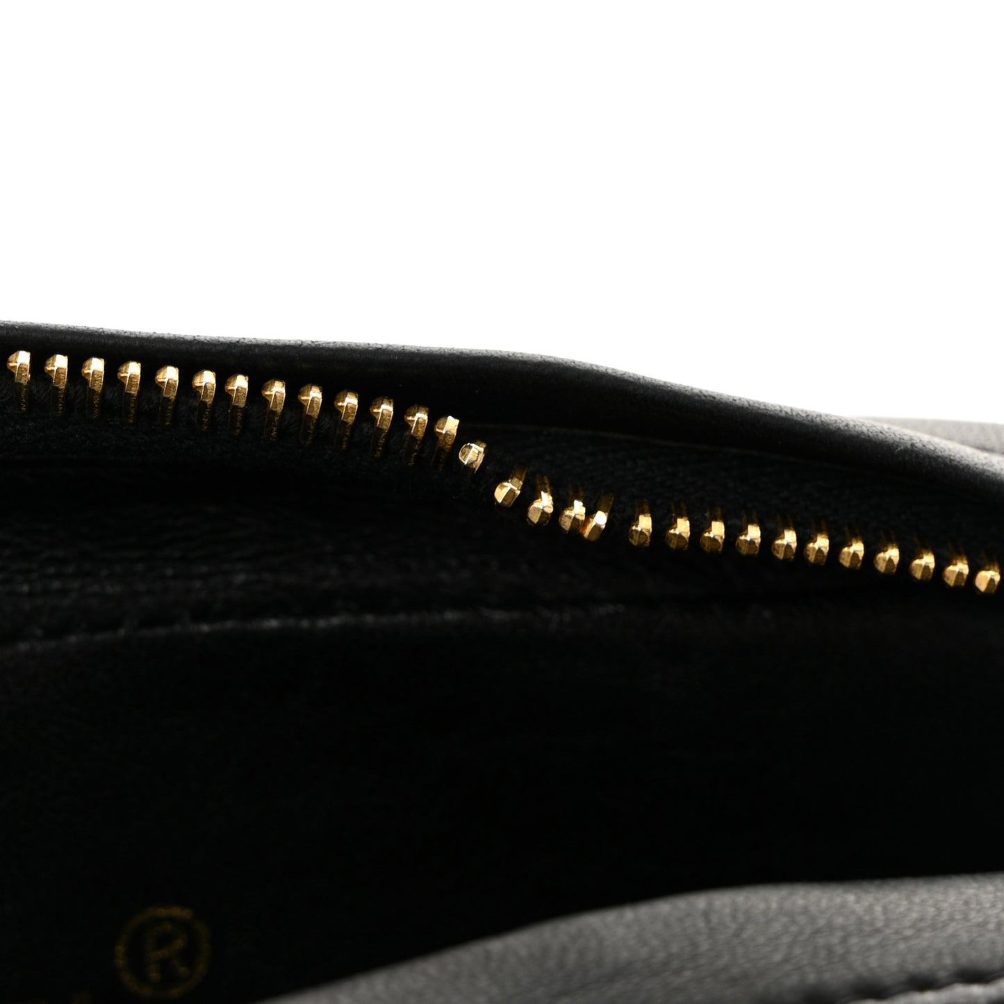 Lambskin Quilted Tassel Flap Camera Case Black