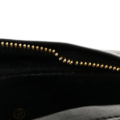 Chanel Lambskin Quilted Tassel Flap Camera Case Black 12 of 12