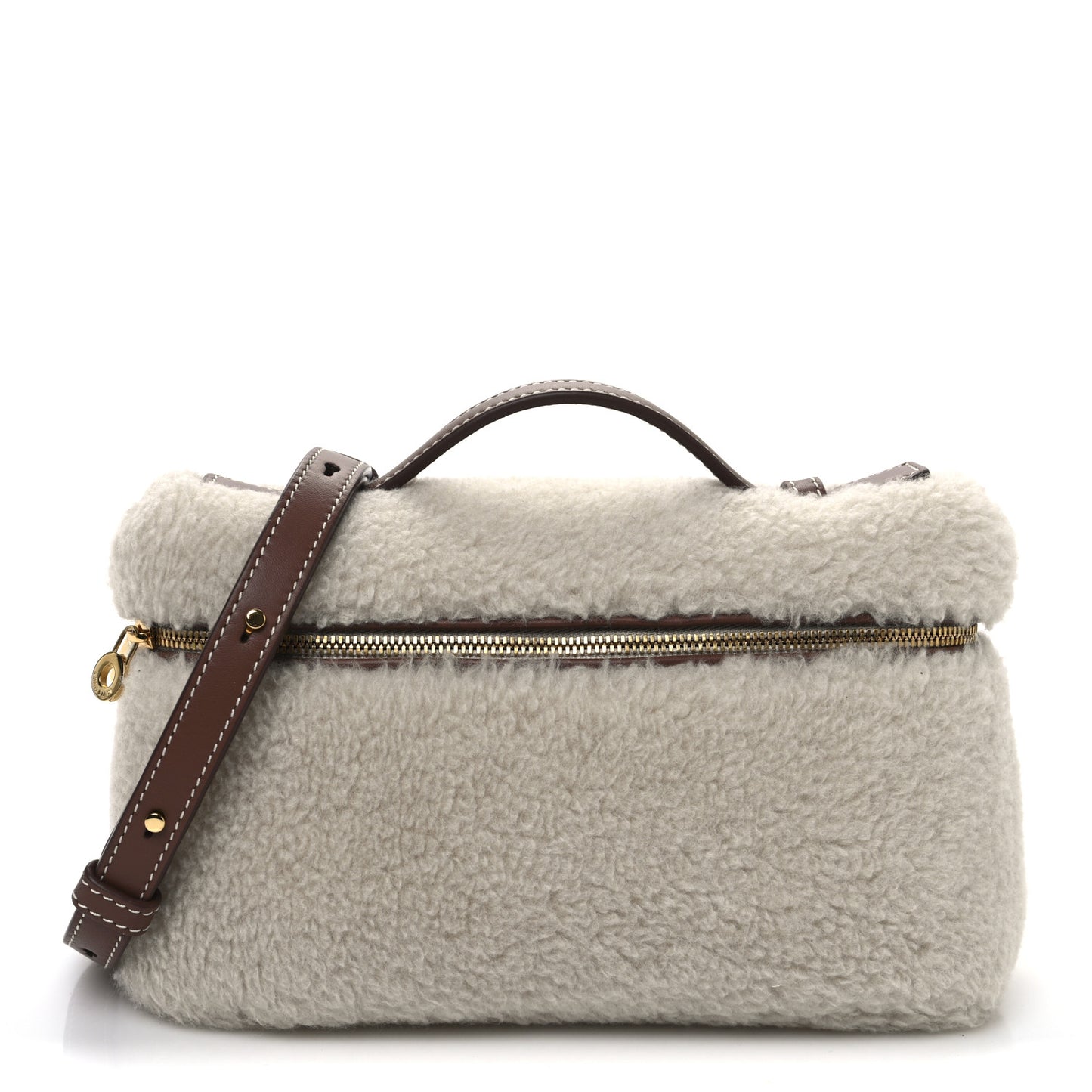 CashFur Calfskin L19 Extra Pocket Pouch Ancient Paper