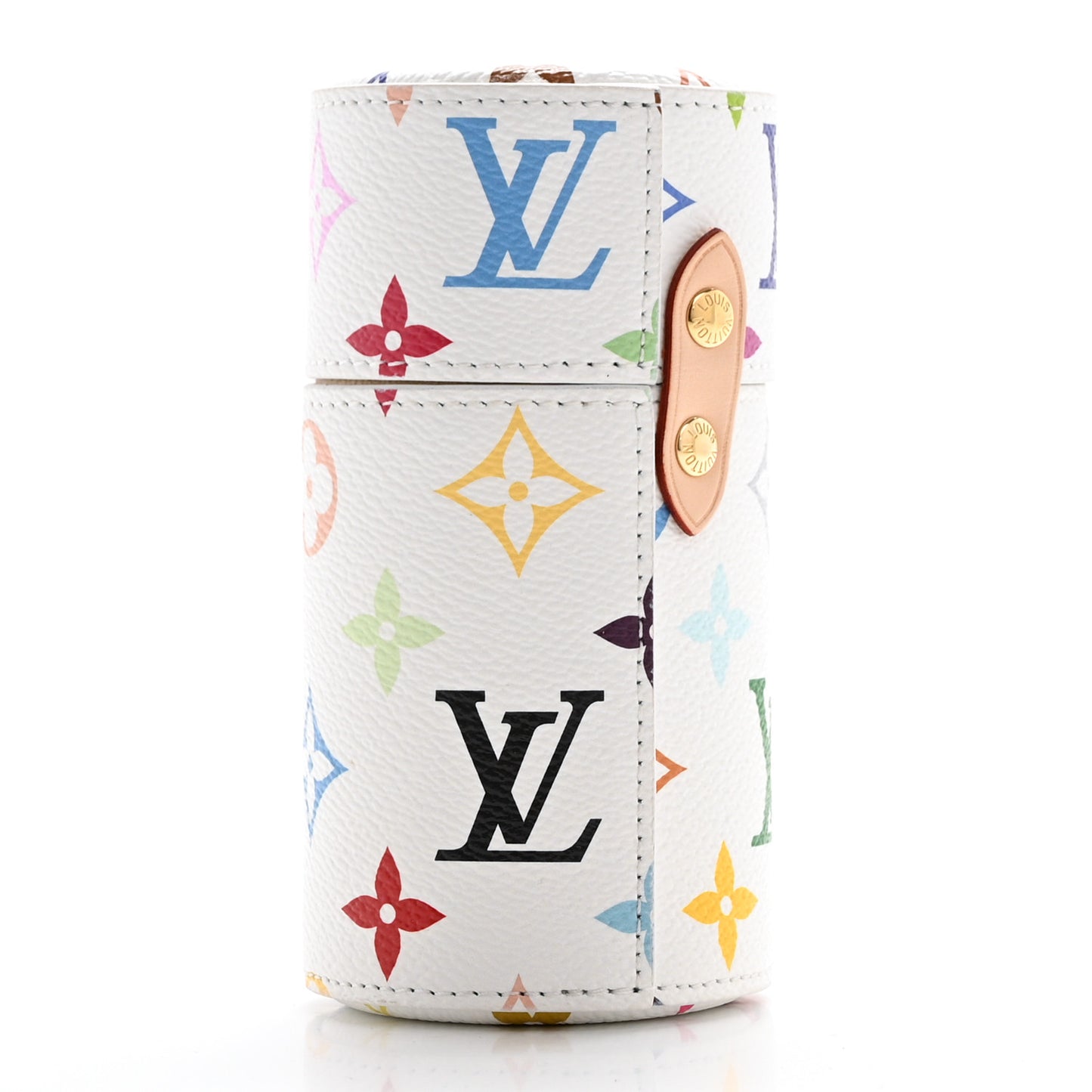 LV X TM Monogram Multicolor Fragrance Travel Case White