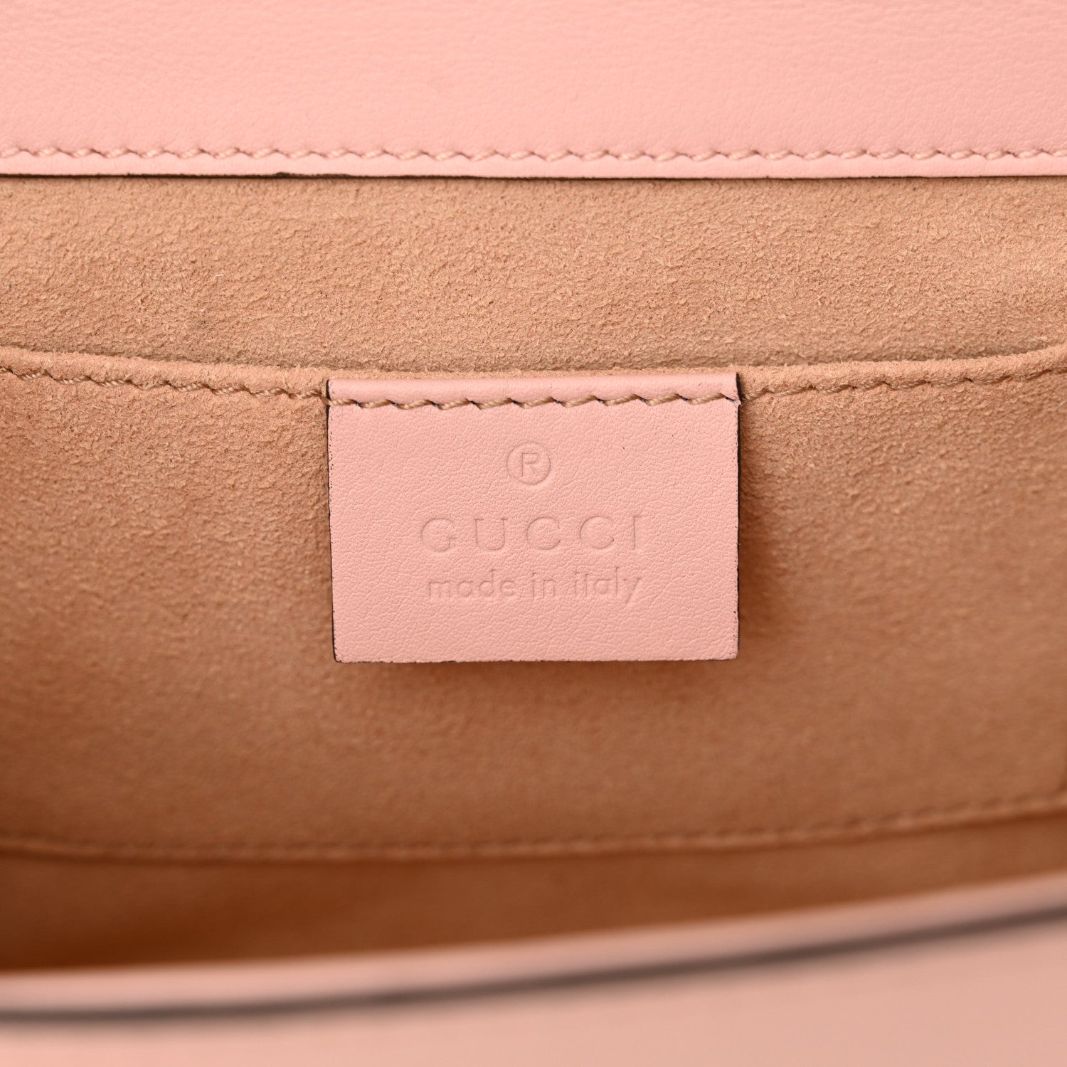 Gucci Calfskin Crystal Star Embroidered Small Padlock Shoulder Bag Perfect Pink Multicolor 6 of 11