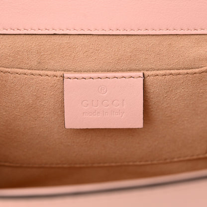 Gucci Calfskin Crystal Star Embroidered Small Padlock Shoulder Bag Perfect Pink Multicolor 6 of 11