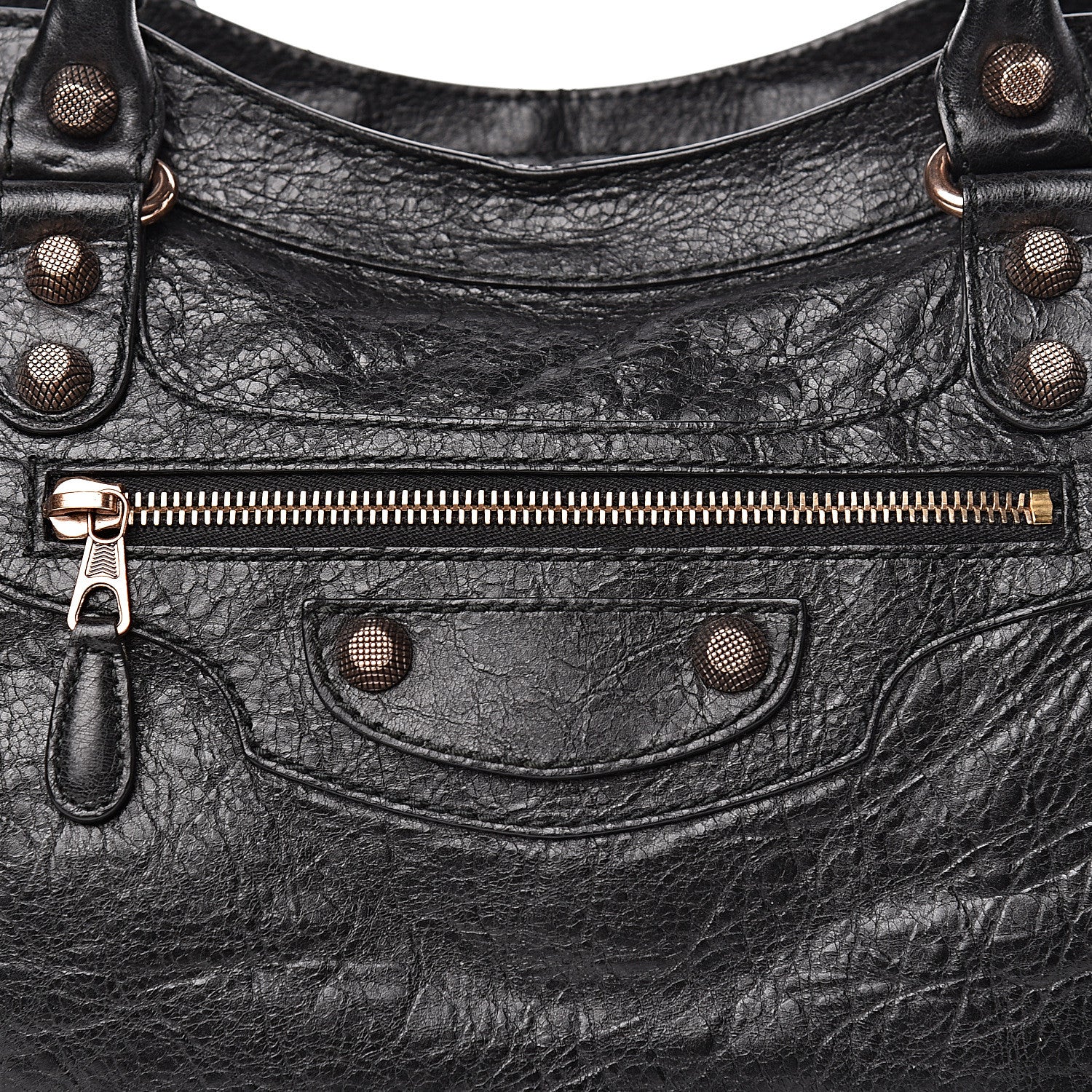 Balenciaga Agneau Giant 12 Rose Gold Hardware City Black 6 of 10