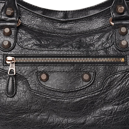 Balenciaga Agneau Giant 12 Rose Gold Hardware City Black 6 of 10