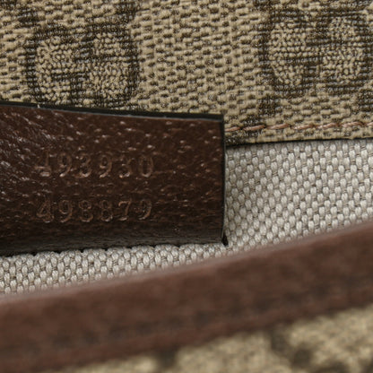 Gucci GG Supreme Monogram Neo Vintage Web Belt Bag Brown 7 of 11