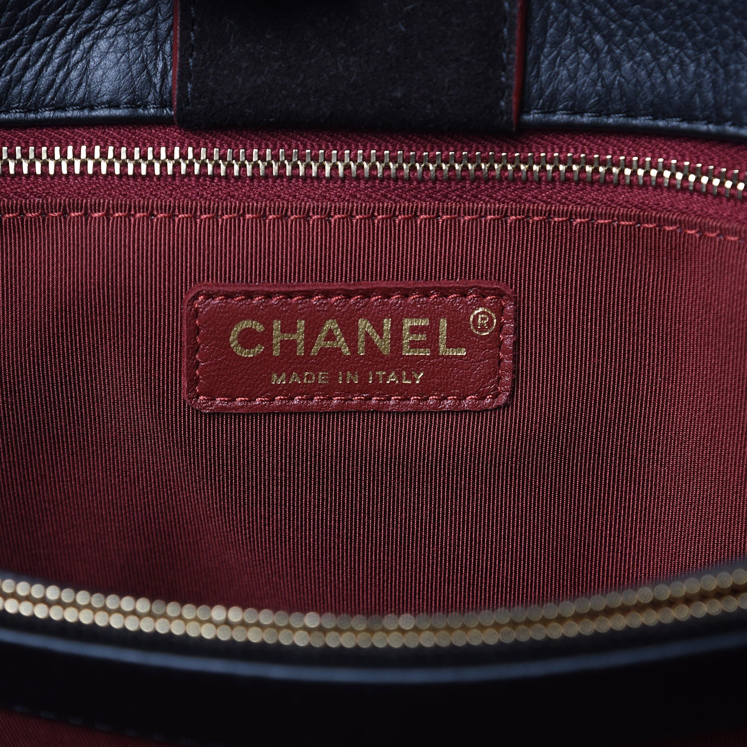 Chanel Calfskin Stitched Archi Chic Large Tote Black 6 of 12