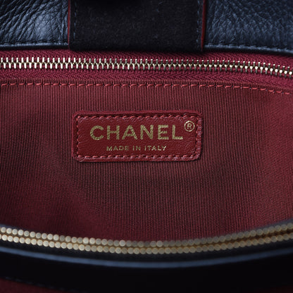 Chanel Calfskin Stitched Archi Chic Large Tote Black 6 of 12