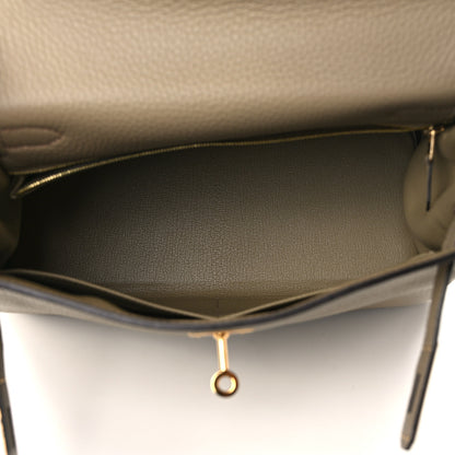 Hermes Togo Kelly Retourne 28 Beige Marfa 5 of 14