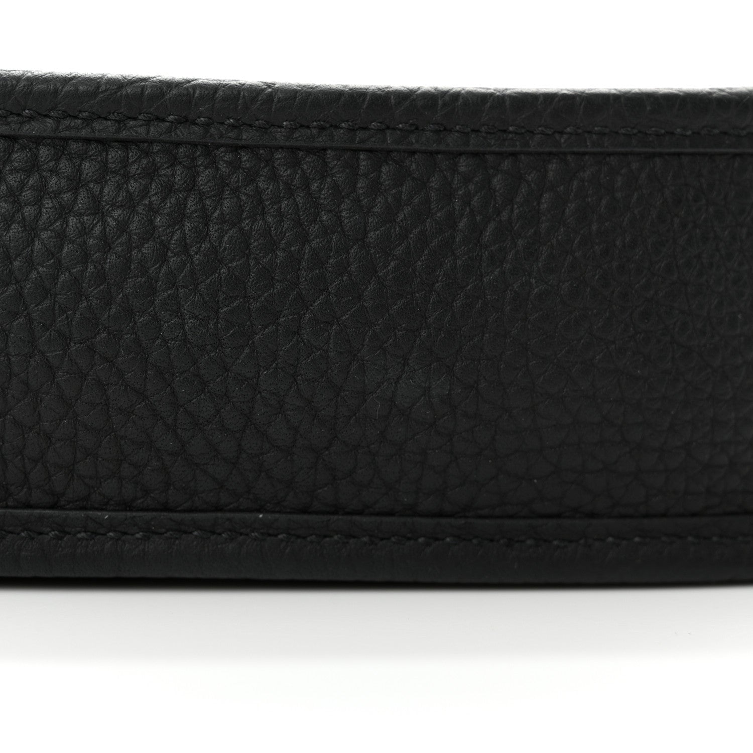 Hermes Taurillon Clemence Amazone Evelyne TPM Black Chocolate 13 of 14