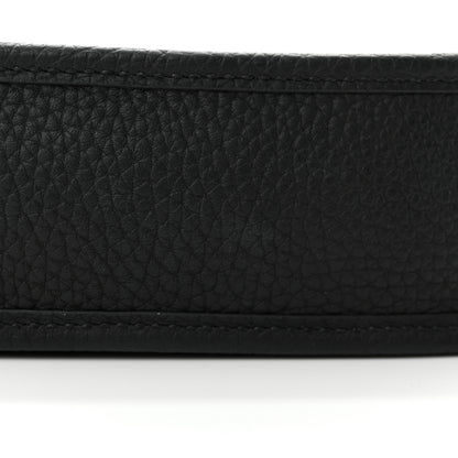 Hermes Taurillon Clemence Amazone Evelyne TPM Black Chocolate 13 of 14