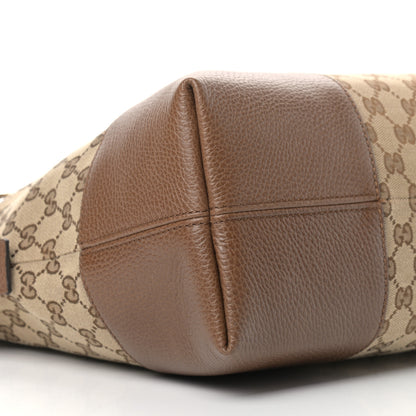 Gucci Monogram Medium Bree Shoulder Bag Beige Tabacco 8 of 9