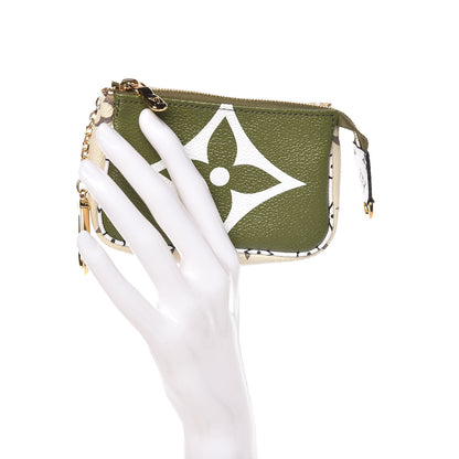 Louis Vuitton Monogram Giant Micro Pochette Accessories Kaki White 2 of 8