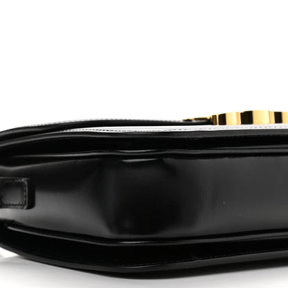 Celine Shiny Calfskin Medium Triomphe Black 8 of 9