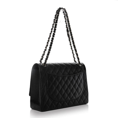 Chanel Caviar Quilted Maxi Double Flap Black 3 of 12