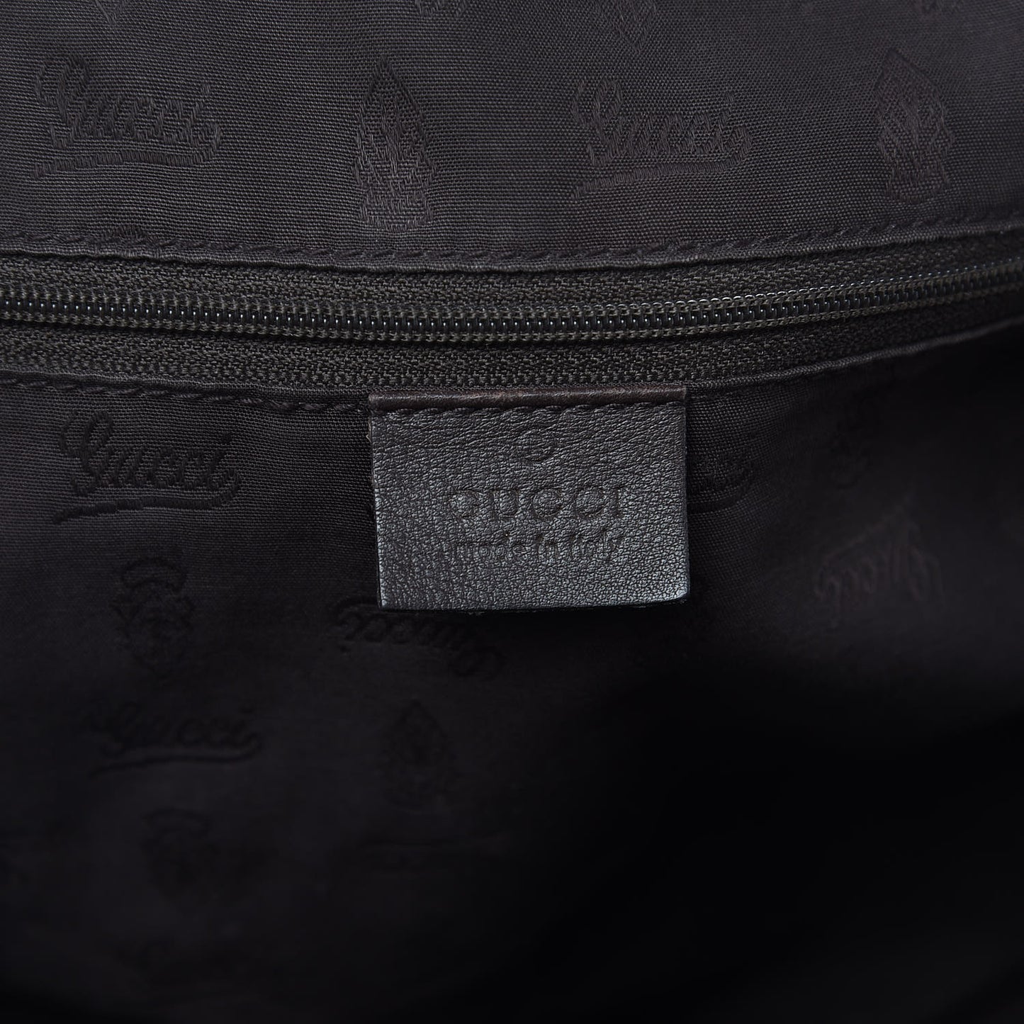 Guccissima Medium Sukey Boston Chocolate