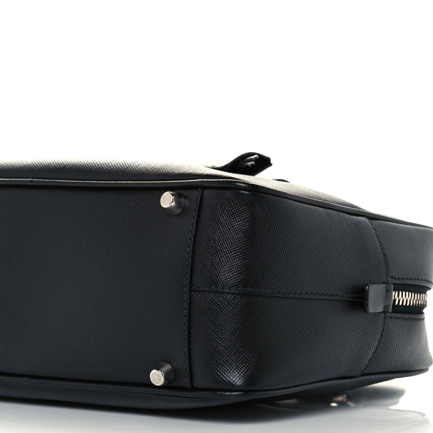Saffiano Lux Petite Bowler Black