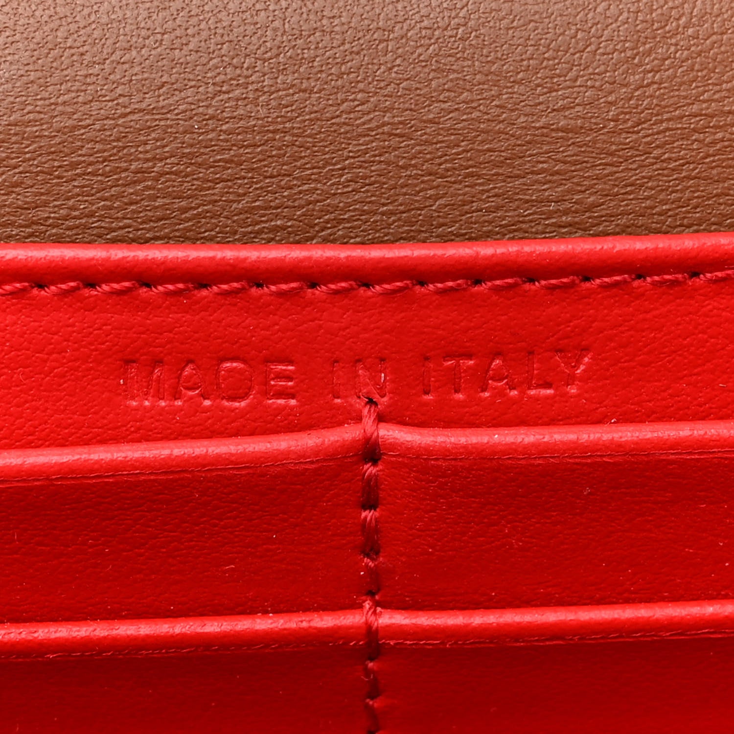 Christian Louboutin Calfskin Spikes Loubinthesky Paloma Clutch Biscotto 8 of 11