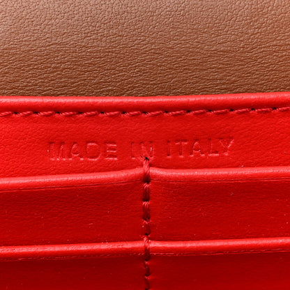 Christian Louboutin Calfskin Spikes Loubinthesky Paloma Clutch Biscotto 8 of 11