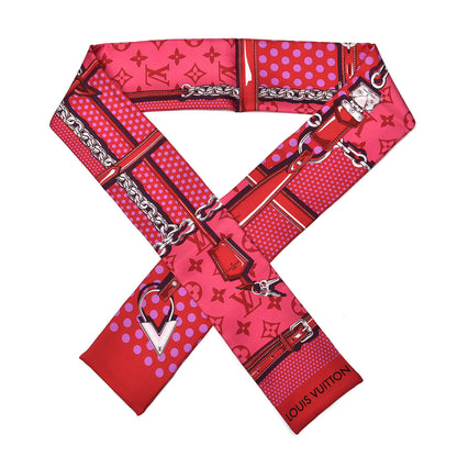 Louis Vuitton Silk Monogram Pop Confidential Bandeau Fuchsia 1 of 6