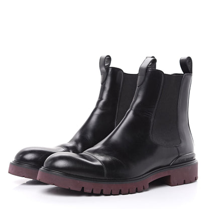 Louis Vuitton Calfskin Chelsea Ankle Boots 8 Black 3 of 10