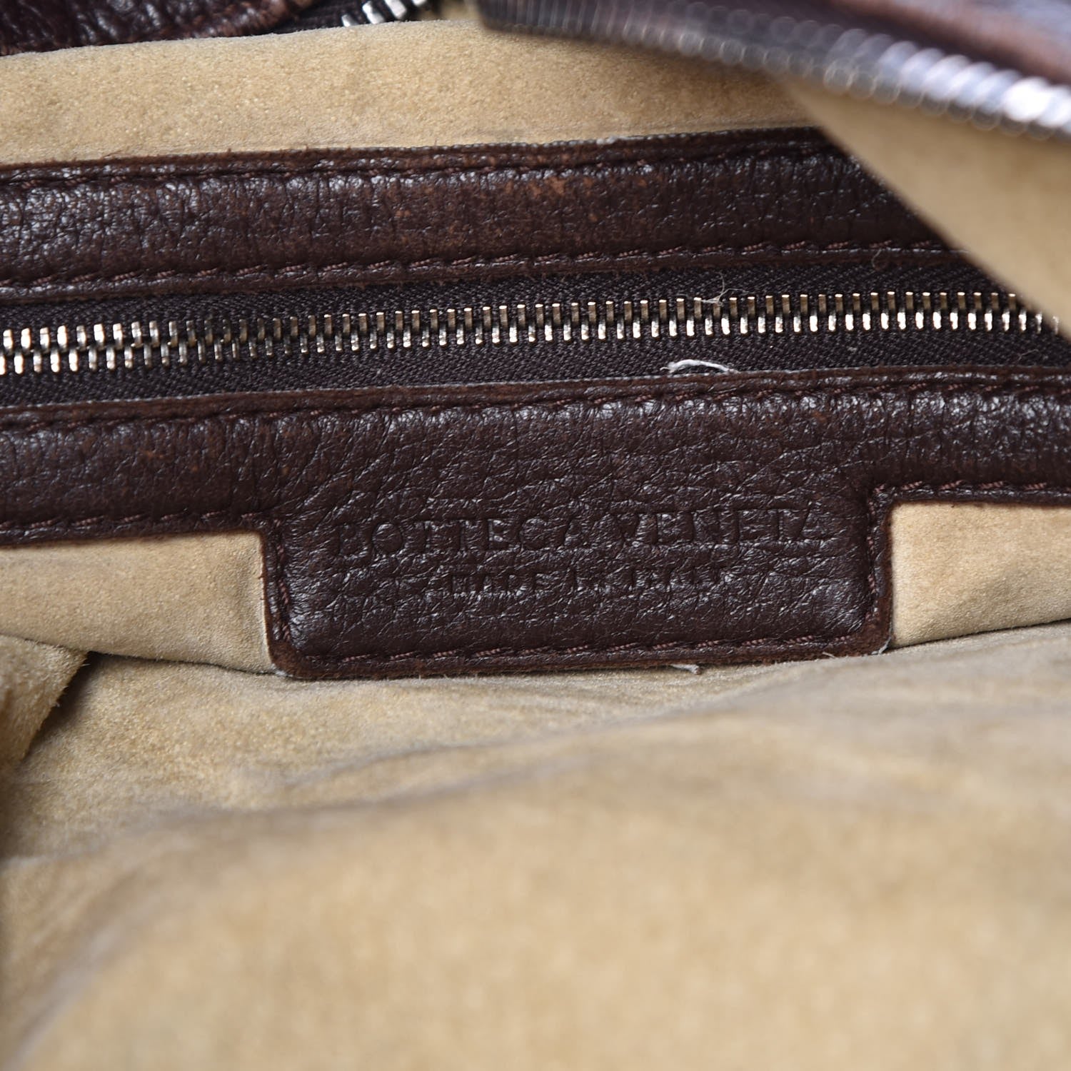 Bottega Veneta Washed Cervo Deerskin Loop Hobo Bag Ebano 6 of 13
