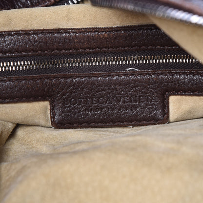Bottega Veneta Washed Cervo Deerskin Loop Hobo Bag Ebano 6 of 13