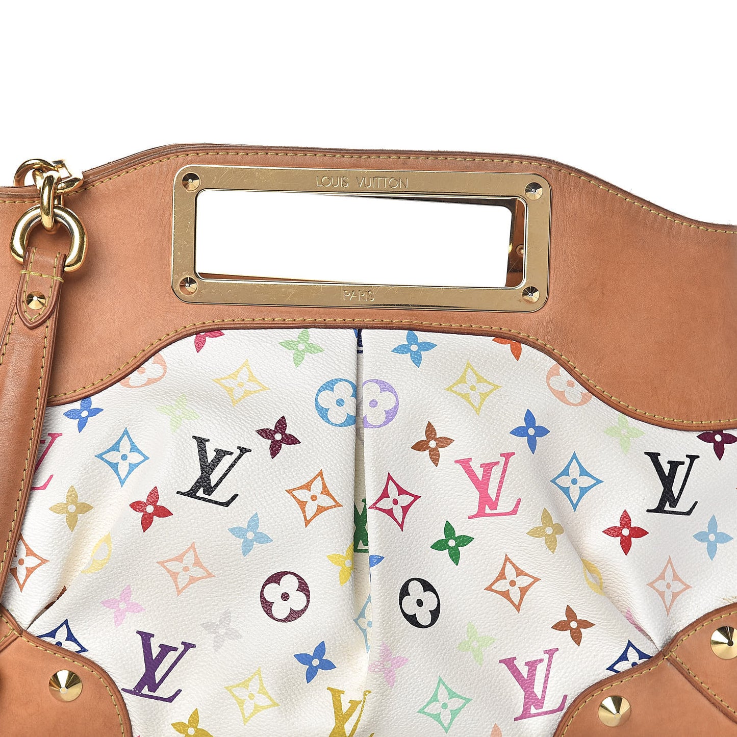 Monogram Multicolor Judy MM White