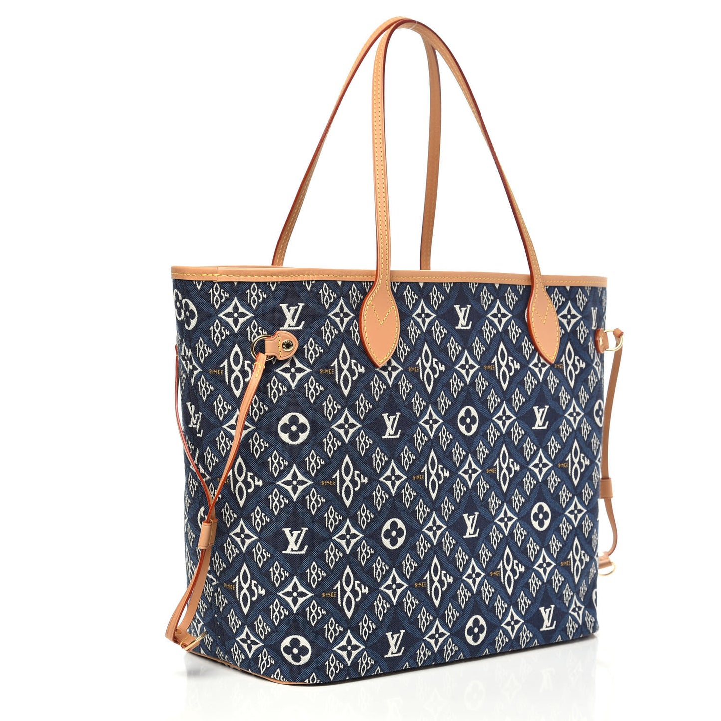 Jacquard Since 1854 Neverfull MM Blue