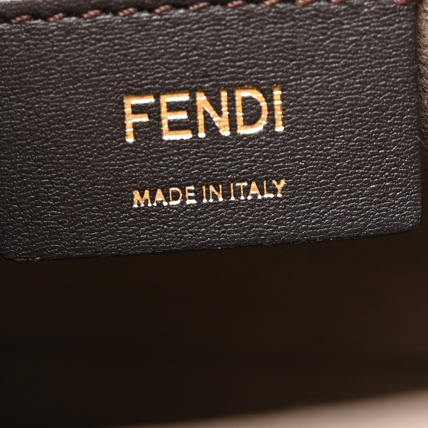 Fendi Vitello Century F is Fendi Bi-Color FF 1974 Embossed Kan I Shoulder Bag Fragola Maya Black 6 of 14