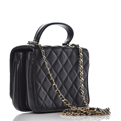 Chanel Lambskin Quilted Mini Citizen Chic Flap Black 3 of 11