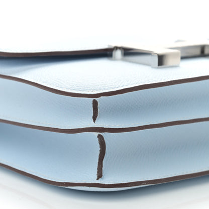 Hermes Epsom Constance 18 Bleu Brume 9 of 11