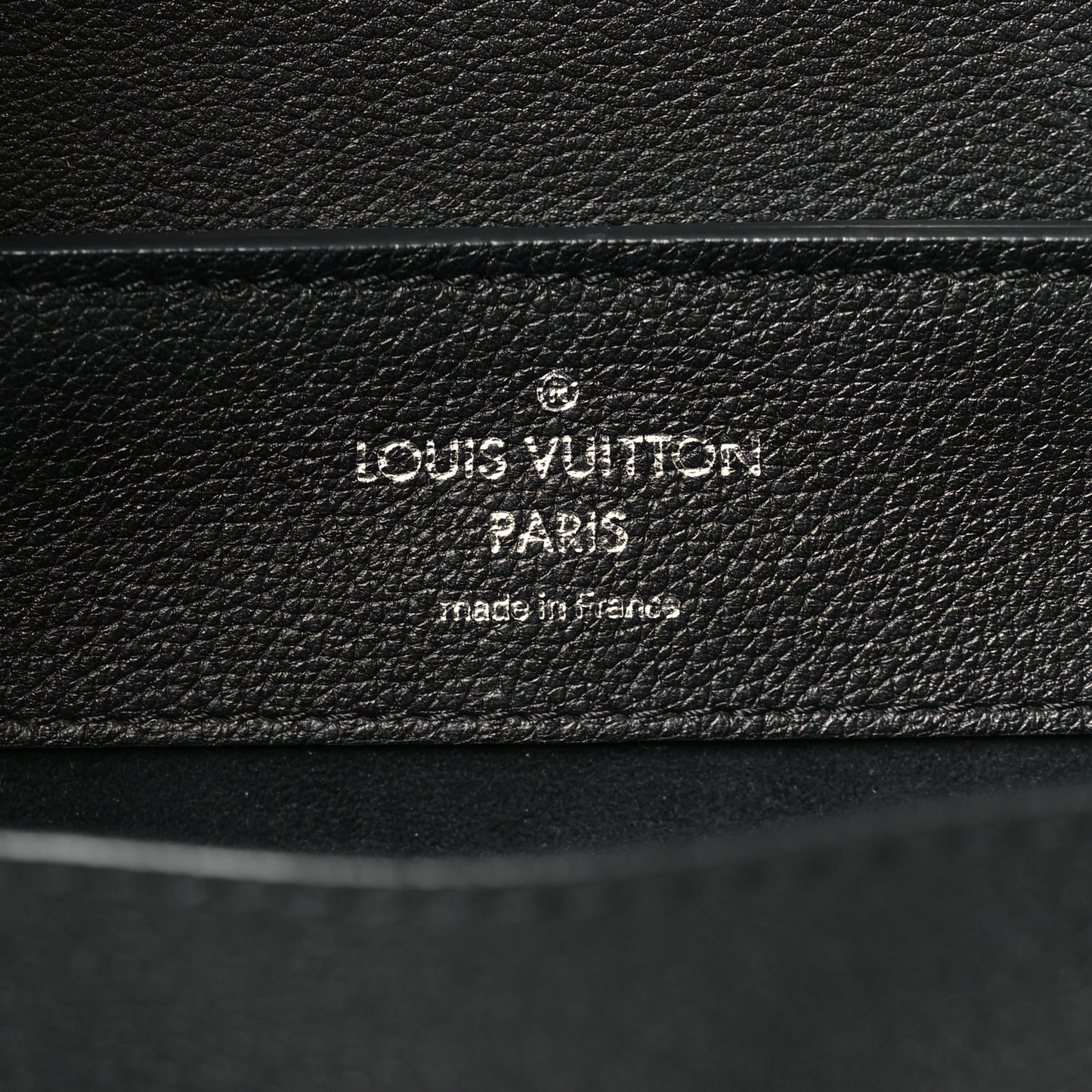 Calfskin Lockme Backpack Black
