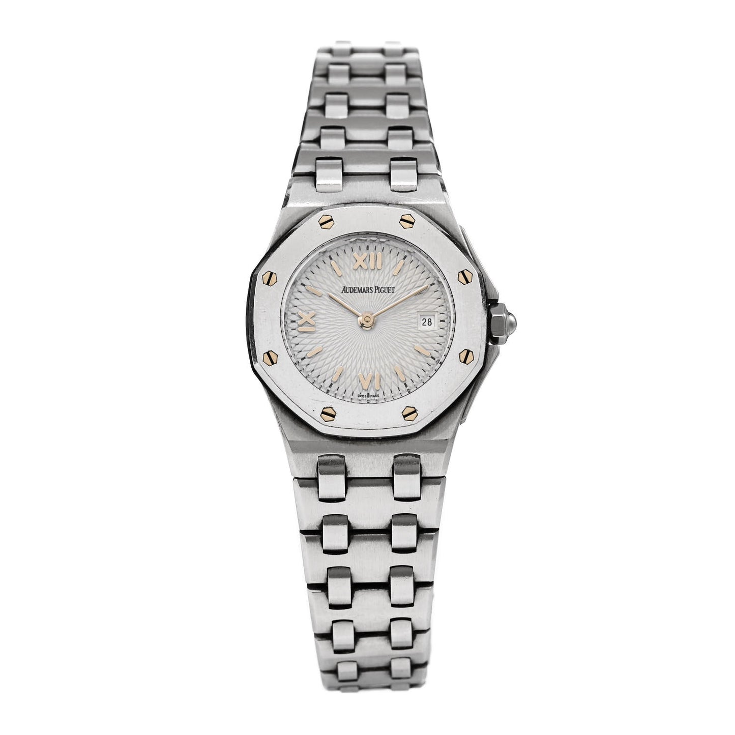 Stainless Steel 27mm Royal Oak Quartz Watch Silver 67150ST