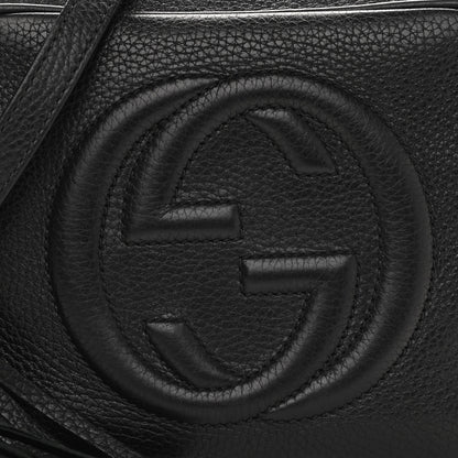 Gucci Pebbled Calfskin Small Soho Disco Bag Black 8 of 15