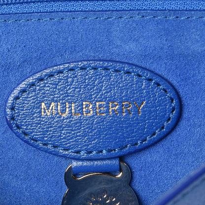 Mulberry Glossy Goatskin Small Lily Flap Bluebell Blue 6 of 8